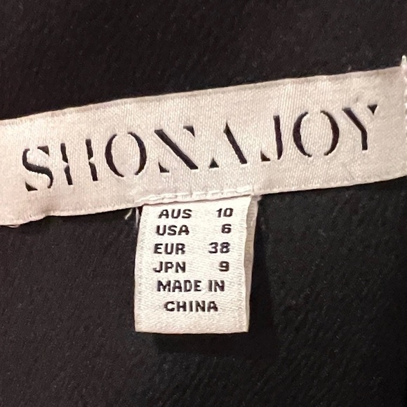 Shona Joy Black Luxe Frill Tulip Hem Maxi cocktail party wedding dress size 6 - Picture 2 of 9